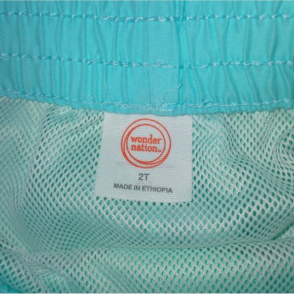 New without tag Mint green swimming trunks size 2T - Picture 2 of 3